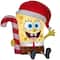 3ft. Airblown® Inflatable SpongeBob with Candy Cane